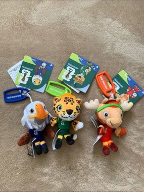 3-pack of FIFA World Cup 2026™ 4" Plush Mascot Keychains